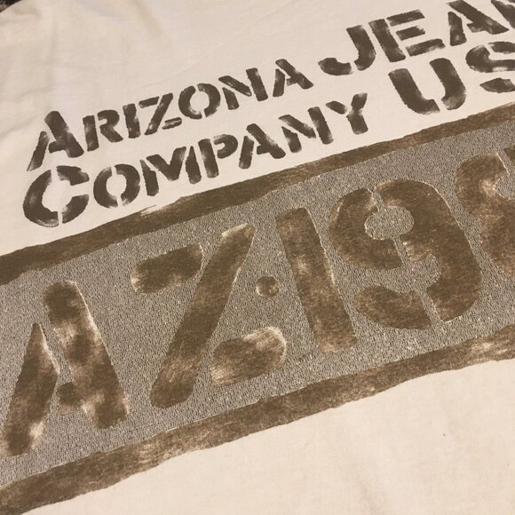 Vintage Arizona Jeans Company USA AJC AZ1988 Men T Shirt LARGE - Picture 6 of 8